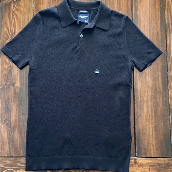 Abercrombie & Fitch Other - Abercrombie and Fitch black sweater polo size S